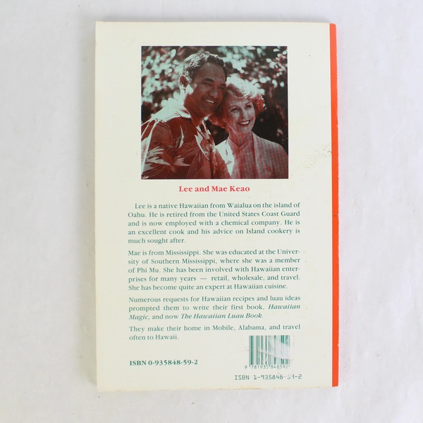 The Hawaiian Luau Book by Lee and Mae Keao 1989 Paperback