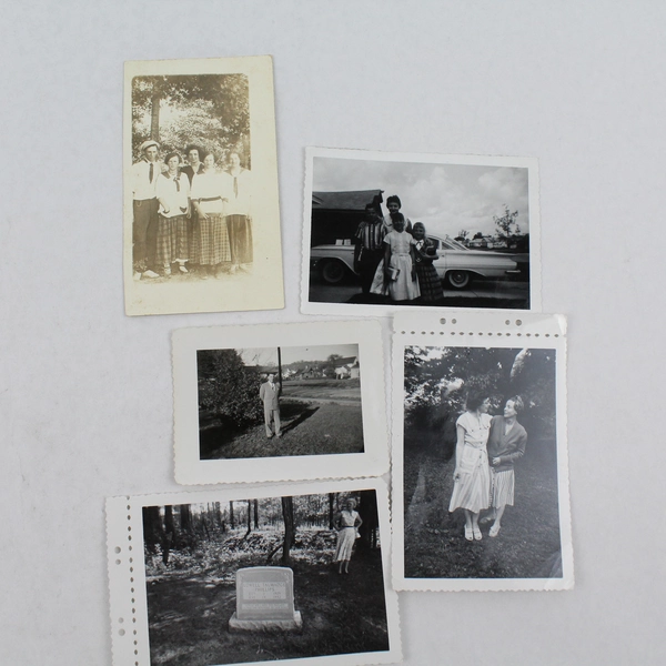 22 Piece Lot of Vintage Family Photos and Newspaper Clipping 1930s To 1970s