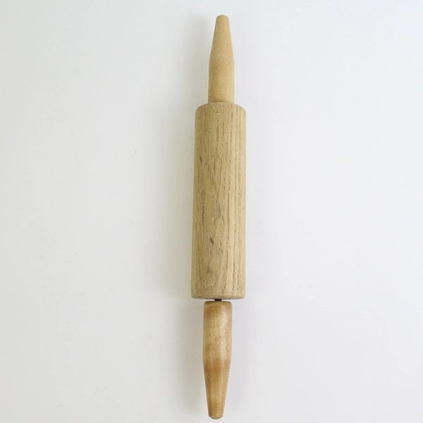 Lot of 2 Wooden Rolling Pins 7" and 9.5" Baking Cooking Kitchen Tools