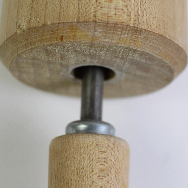 Lot of 2 Wooden Rolling Pins 7" and 9.5" Baking Cooking Kitchen Tools