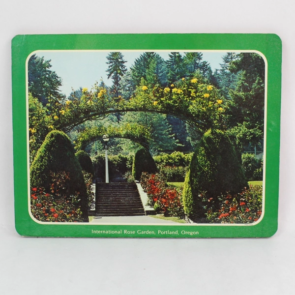 Lot of 7 Vintage Oregon Travel Cork Back Table Trivets or Plaques