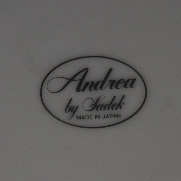 Andrea By Sadek Garden Of India Octagon Coffee Cup with Blue Flowers Gold Rim