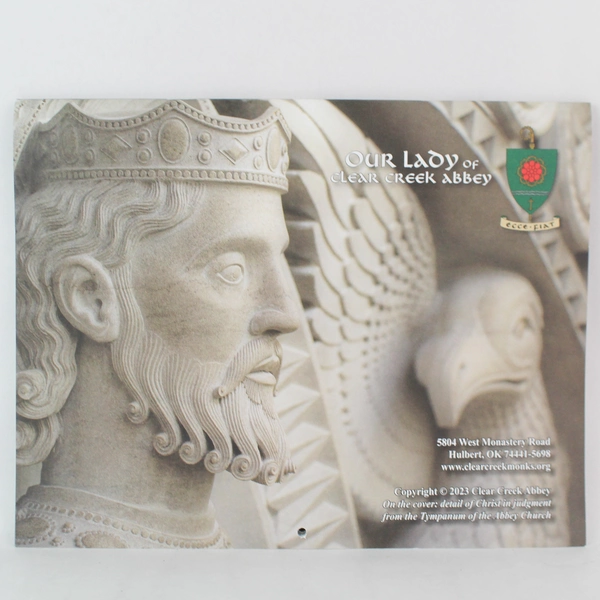 Our Lady of Clear Creek Abbey 2024 Catholic Calendar - Pre-Owned