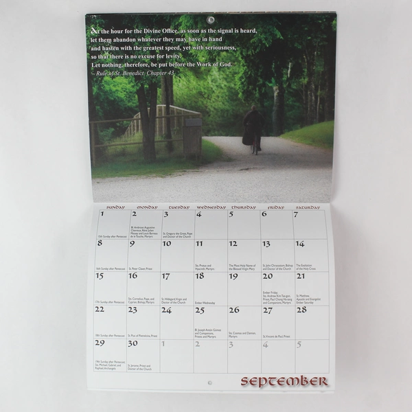 Our Lady of Clear Creek Abbey 2024 Catholic Calendar - Pre-Owned
