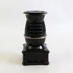 VTG Avon Pot-Belly Stove Bravo After Shave Empty Bottle with Box