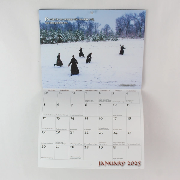 Our Lady of Clear Creek Abbey 2024 Catholic Calendar - Pre-Owned