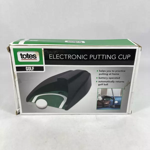 Totes Electronic Golf Putting Cup - Improve Your Skills at Home - Good Condition