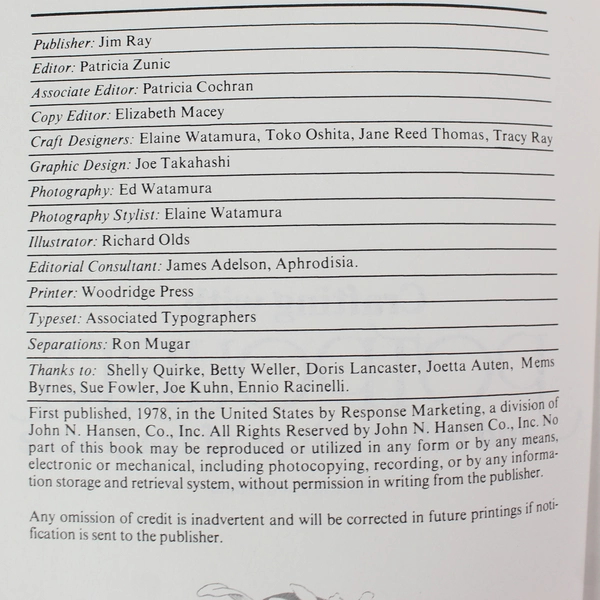 Vintage 1978 Crafting with Potpourri Booklet - Good Condition, No Cover