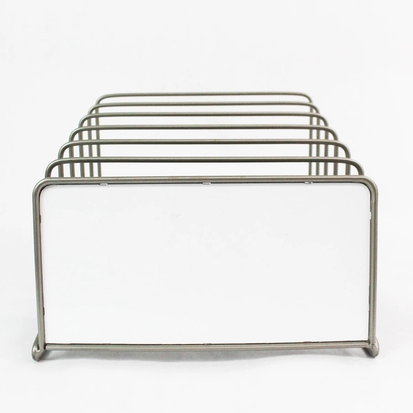 4 Piece Silver-Toned Metal Wire Desk Organizer Set Stylish & Functional