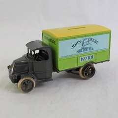 Ertl John Deere Replica 1926 Mack Bulldog Die Cast Delivery Truck Bank W/Key