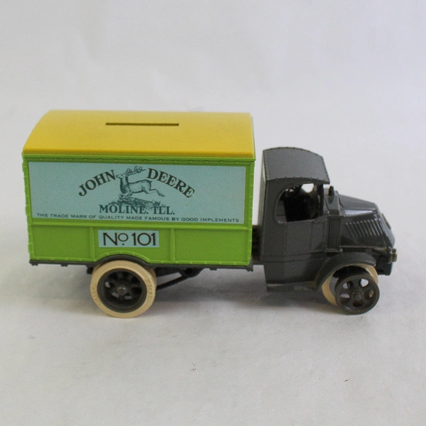 Ertl John Deere Replica 1926 Mack Bulldog Die Cast Delivery Truck Bank W/Key