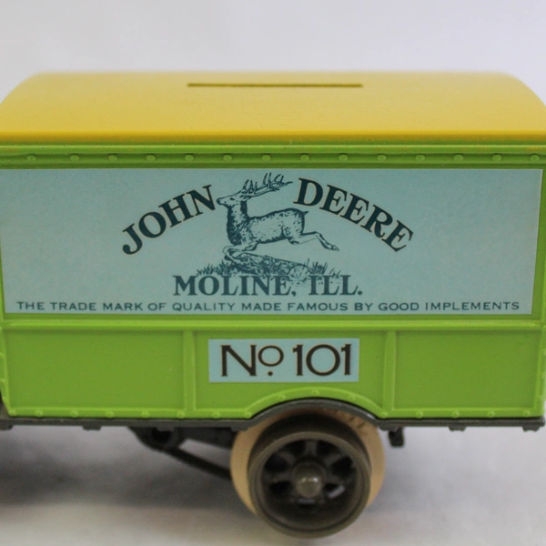 Ertl John Deere Replica 1926 Mack Bulldog Die Cast Delivery Truck Bank W/Key