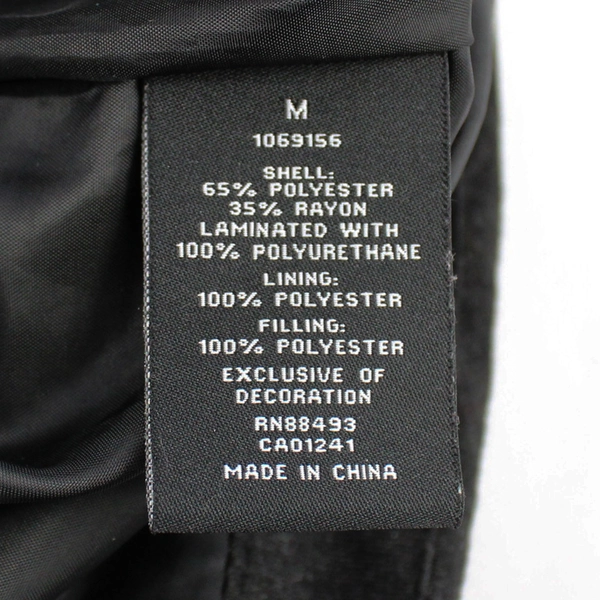 Be by Blanc Noir Black Hooded Zip-Up Vest Women's Size Medium