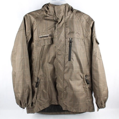 Free Country FCXtreme Brown Plaid Jacket Boys Size XL 14/16