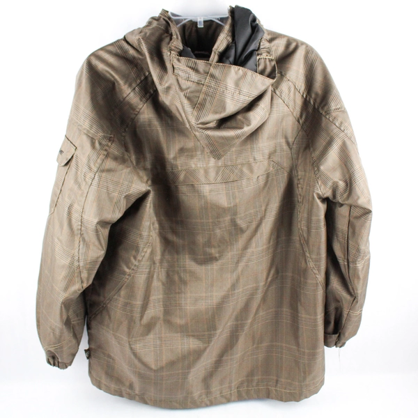 Free Country FCXtreme Brown Plaid Jacket Boys Size XL 14/16