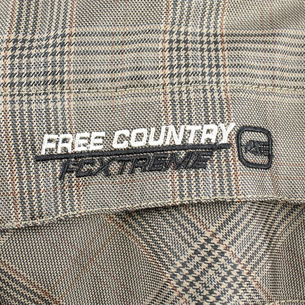 Free Country FCXtreme Brown Plaid Jacket Boys Size XL 14/16