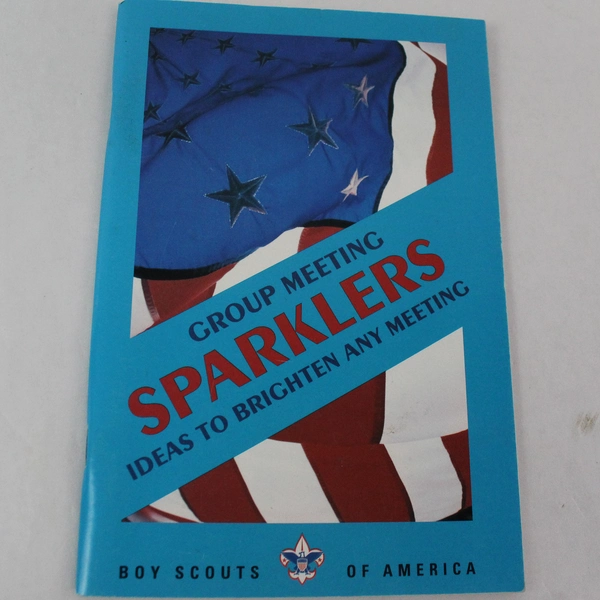 2001 Boy Scouts Group Meeting Sparklers Booklet - Historical Collectible