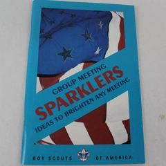 2001 Boy Scouts Group Meeting Sparklers Booklet - Historical Collectible