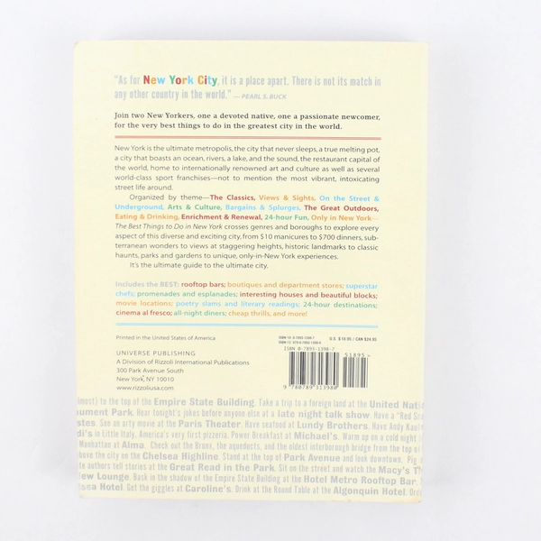 The Best Things to Do in New York 1001 Ideas by Jacob Lehman and Caitlin Leffel