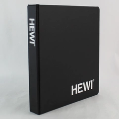 Hewi Black 1.5" Three Ring Binder - Good Pre-Owned Condition
