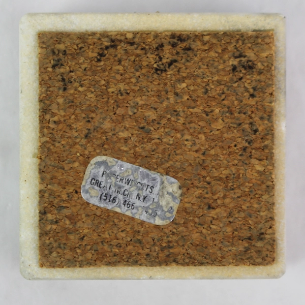 Vintage NOR PAC 25th Anniversary Marble Paperweight 1948-73, Flawed