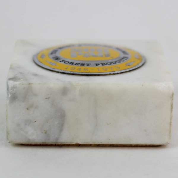 Vintage NOR PAC 25th Anniversary Marble Paperweight 1948-73, Flawed