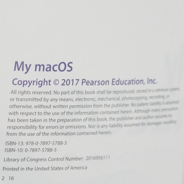My MacOS Sierra Edition by John Ray Paperback 2017