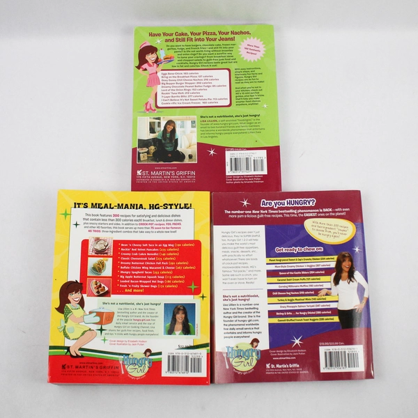 Hungry Girl by Lisa Lillien Set of 3 Recipe Books Paperback
