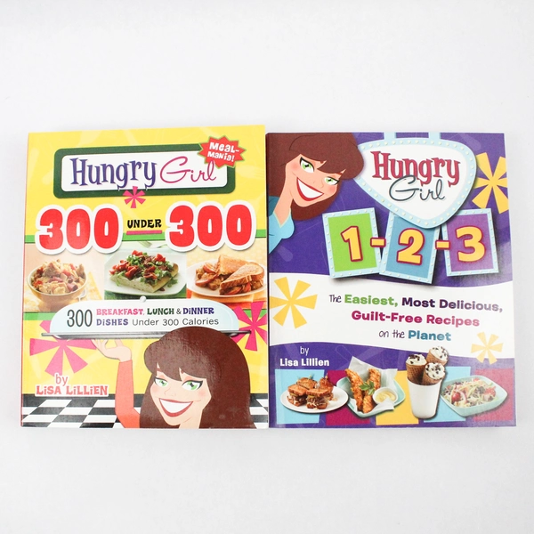 Hungry Girl by Lisa Lillien Set of 3 Recipe Books Paperback