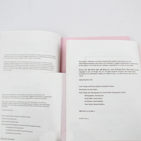 Hungry Girl by Lisa Lillien Set of 3 Recipe Books Paperback