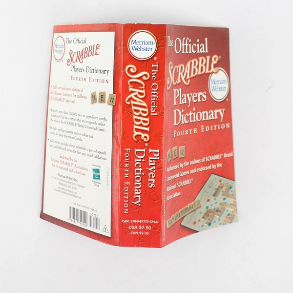 The Official Scrabble Players Dictionary by Merriam-Webster Editors 2005 Hasbro
