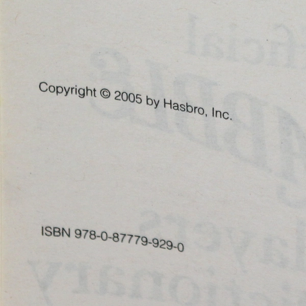 The Official Scrabble Players Dictionary by Merriam-Webster Editors 2005 Hasbro