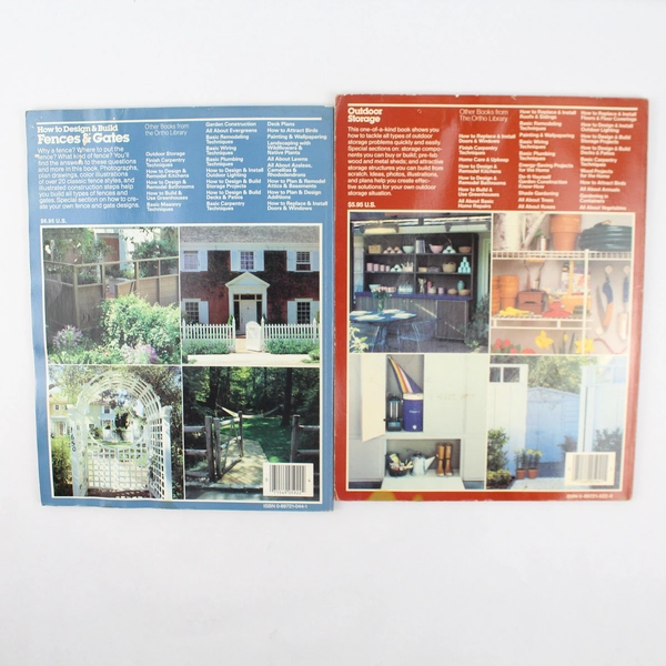 Lot of 2 Ortho Books Outside Buildings and Designs