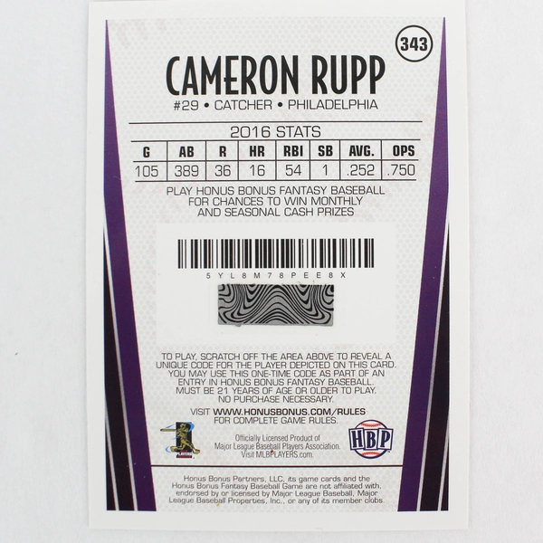 2017 Honus Bonus Game Cards Set 16 Cards Luis Severino Correa Davis