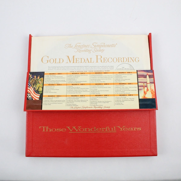 Those Wonderful Years Longines Symphonette Vinyl Record Box Set of 6