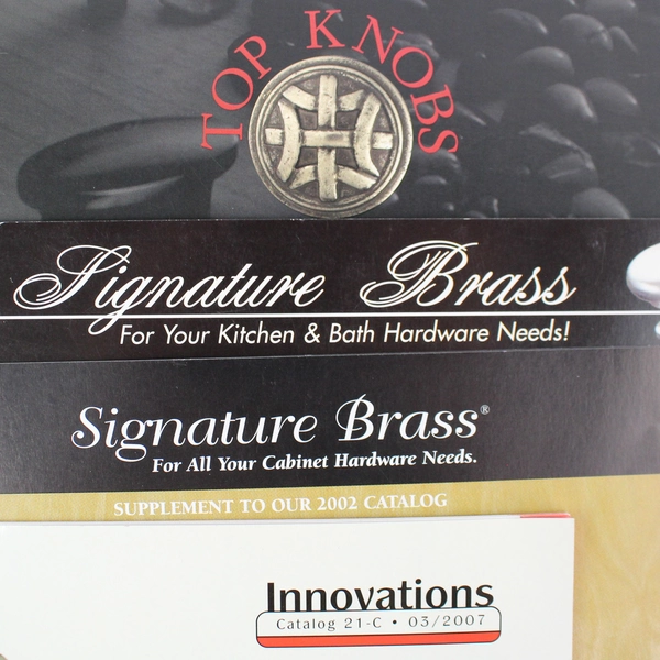 Lot of 5 Vintage Decorative Cabinet Hardware Catalogs 1997-2007