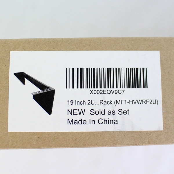 JINGCHENGMEI 19 Inch 2U Heavy Duty Vertical Wall Mountable Rack MFT-HVWRF2U