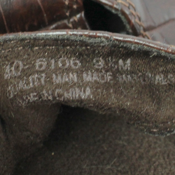 Easy Street Comfort Wave Brown Ankle Strap Shoes Women's Size 9M Pre-Owned