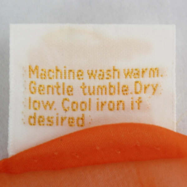 Vintage Glentex Sheer Orange Head Scarf 20.75"x22" Lightweight Fashion Accessory