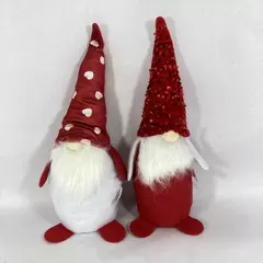 2 Valentines Day Weighted Bottom Gnome Plush Table Mantle Shelf Decor Figurines