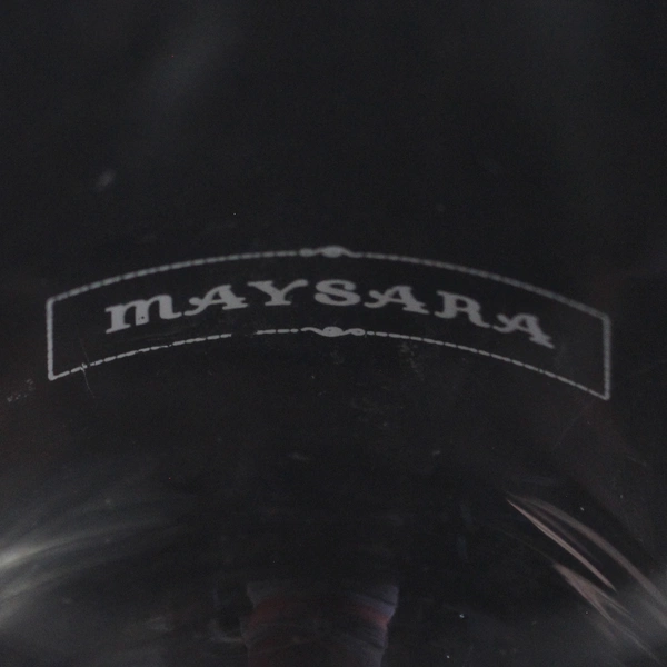 Set of 3 Maysara Clear Glass Stemless Wine Glasses