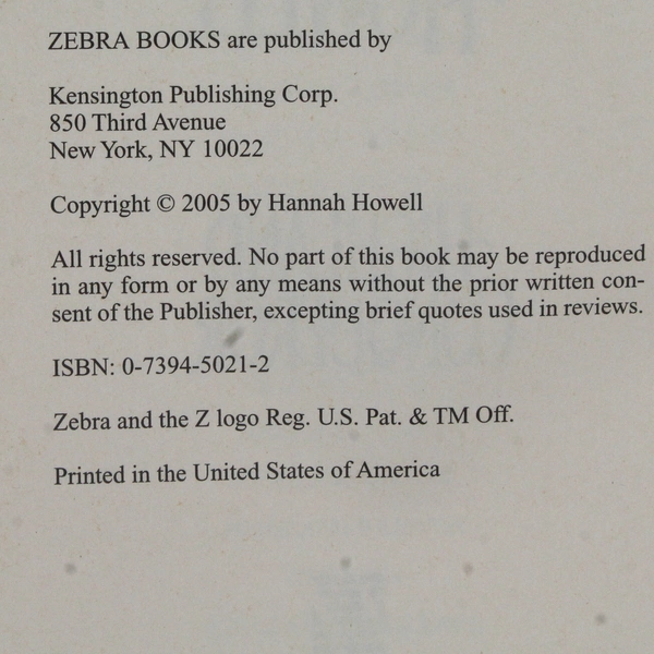 Highland Conqueror By Hannah Howell 2005 Hardcover