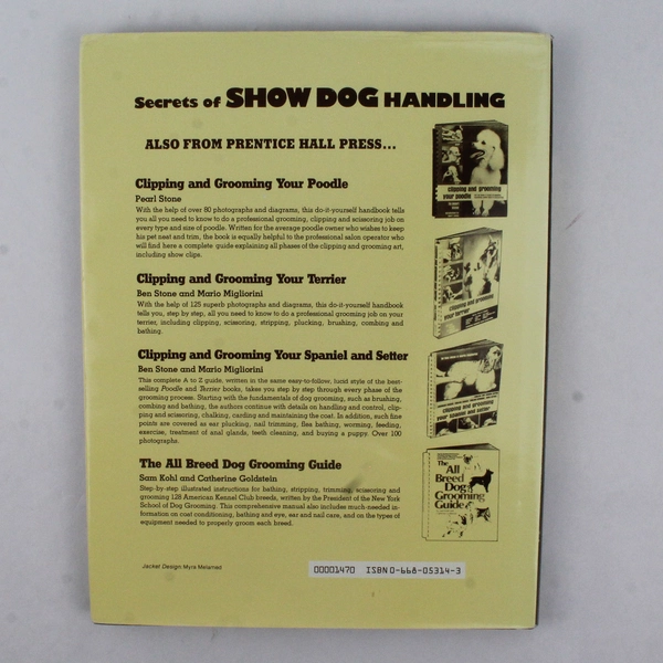 Secrets of Show Dog Handling By Mario Migliorini 1987 Hardcover