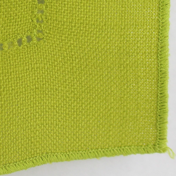 Set of 3 Chartreuse Green Square Cloth Napkins 16" x 16"