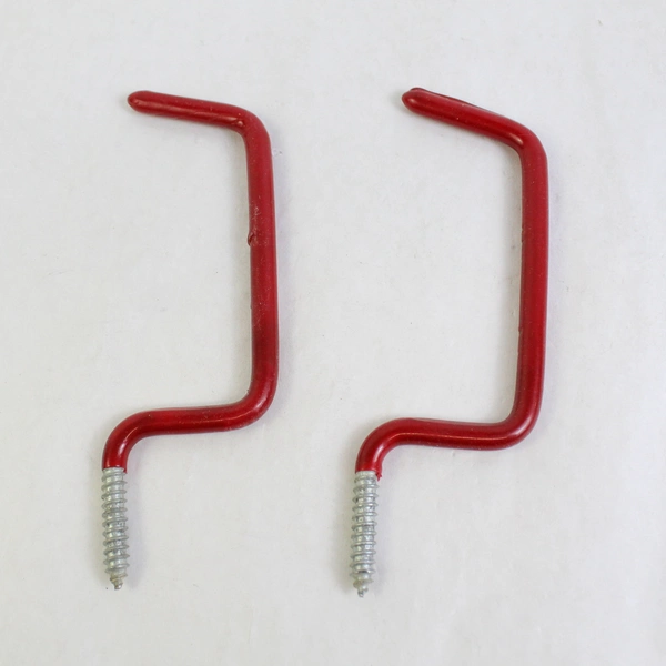 Set of 2 Vinyl-Coated Rafter Screw Hooks