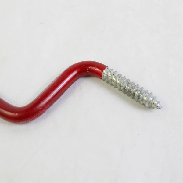 Set of 2 Vinyl-Coated Rafter Screw Hooks