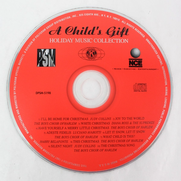 A Child's Gift Holiday Music Collection CD Kiwanis Int'l 1997 - Good Cond.