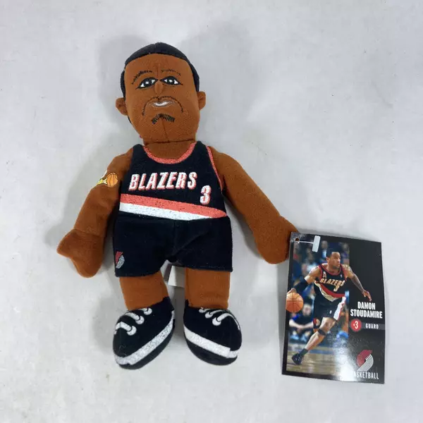 2002 Trail Blazers Damon Stoudamire L.E. Plush #3 Rare NBA Collectible