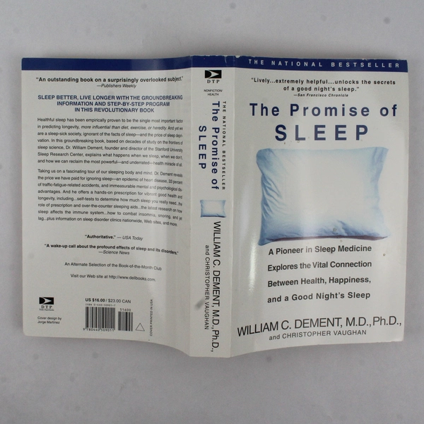 The Promise of Sleep by William C Dement 1999 Dell Trade PB