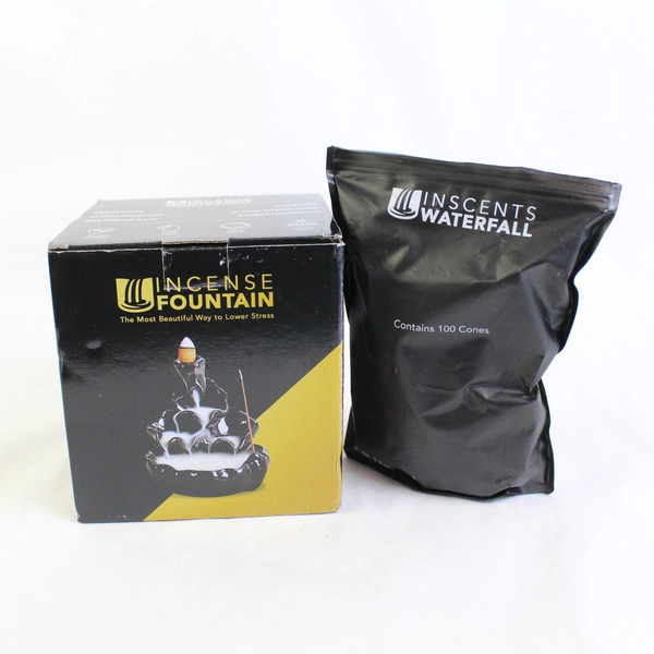 Inscents Fountain Aromatherapy Diffuser + 100 Cone Pack